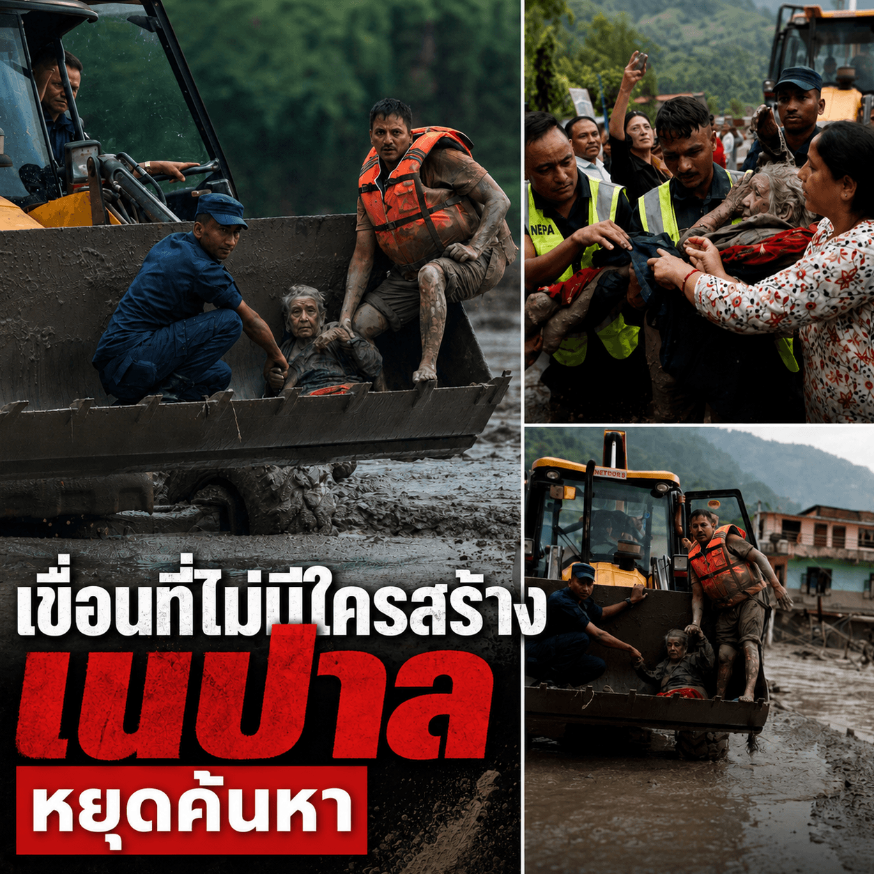 วิกฤตเนปาล! ยอดตาย 547 ศพ ปัดทรัมป์ช่วย หวั่นน้ำท่วมซ้ำ