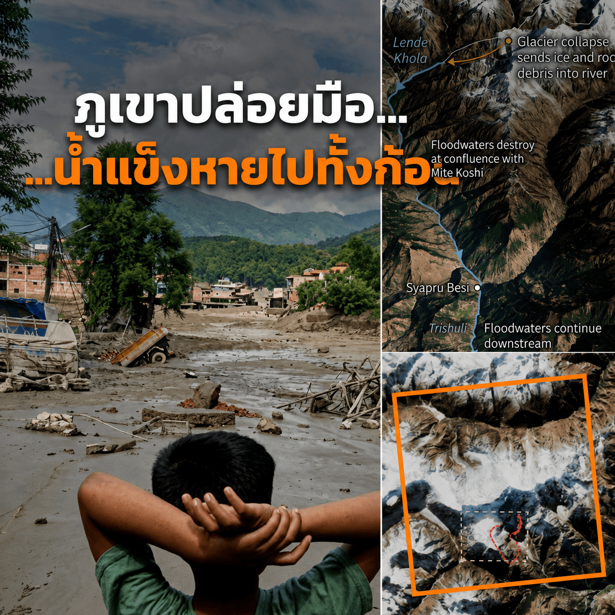 สะพรึง! ธารน้ำแข็งถล่มเกิดแผ่นดินไหว 5.2 สัญญาณเตือนโลก