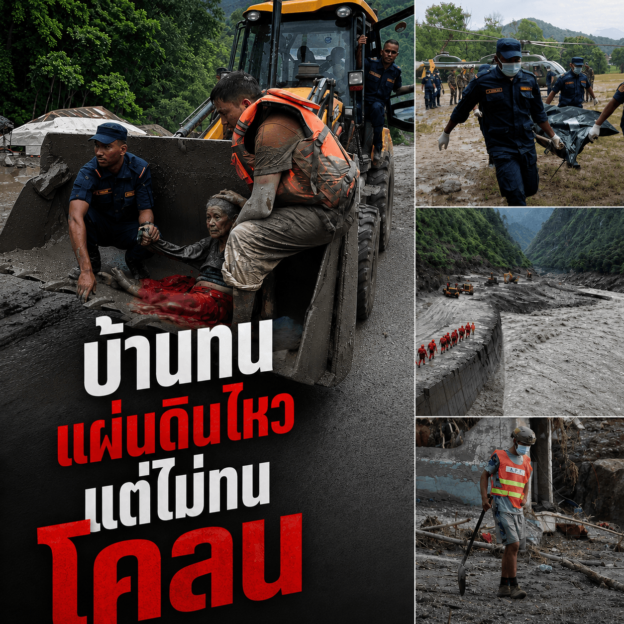 ด่วน! เนปาลวิกฤต ธารน้ำแข็งถล่มกลืนเมือง หายกว่าพันคน