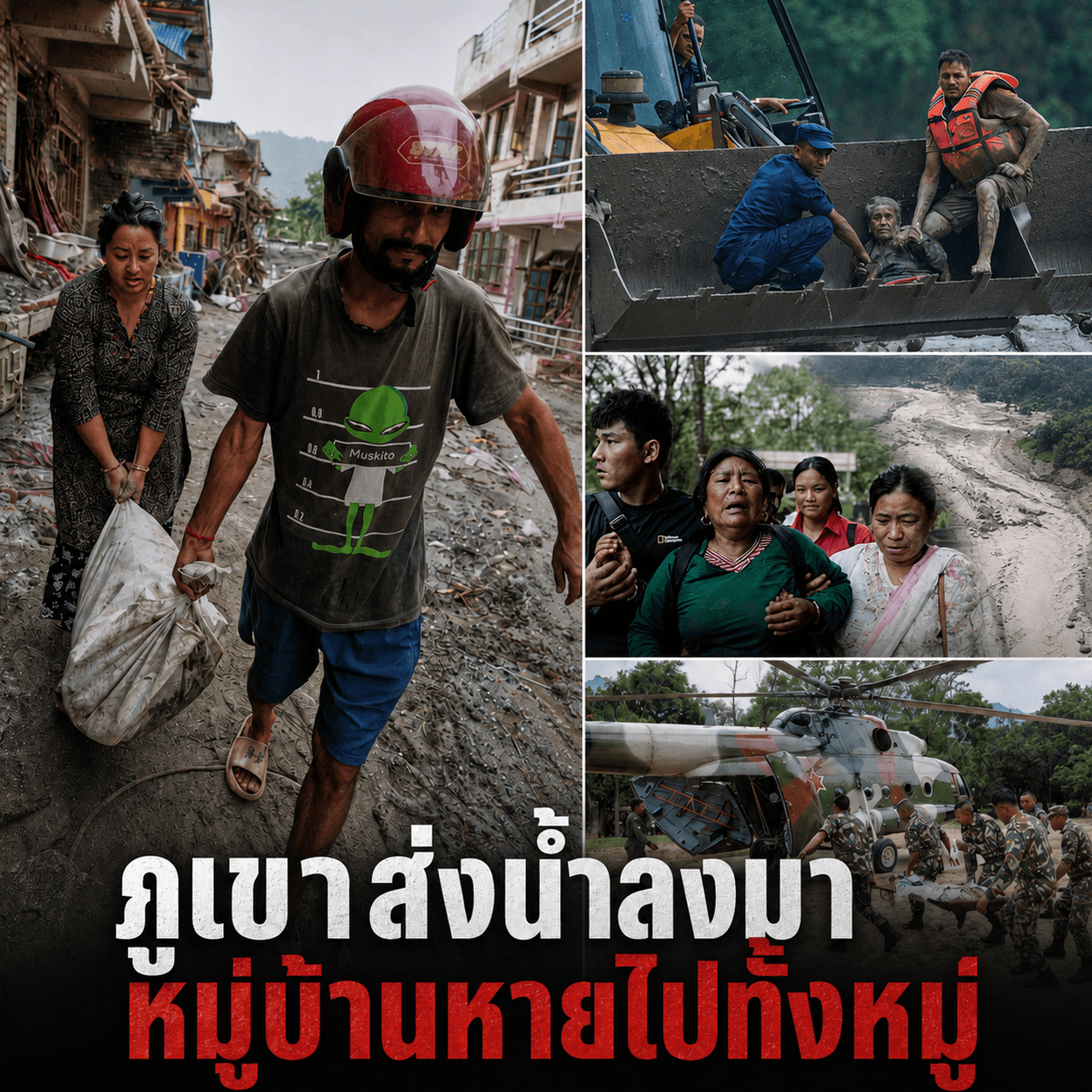 ธารน้ำแข็งถล่มเนปาล ดับพุ่ง สูญหายเกือบ 2 พัน กรุงเทพเสี่ยง?