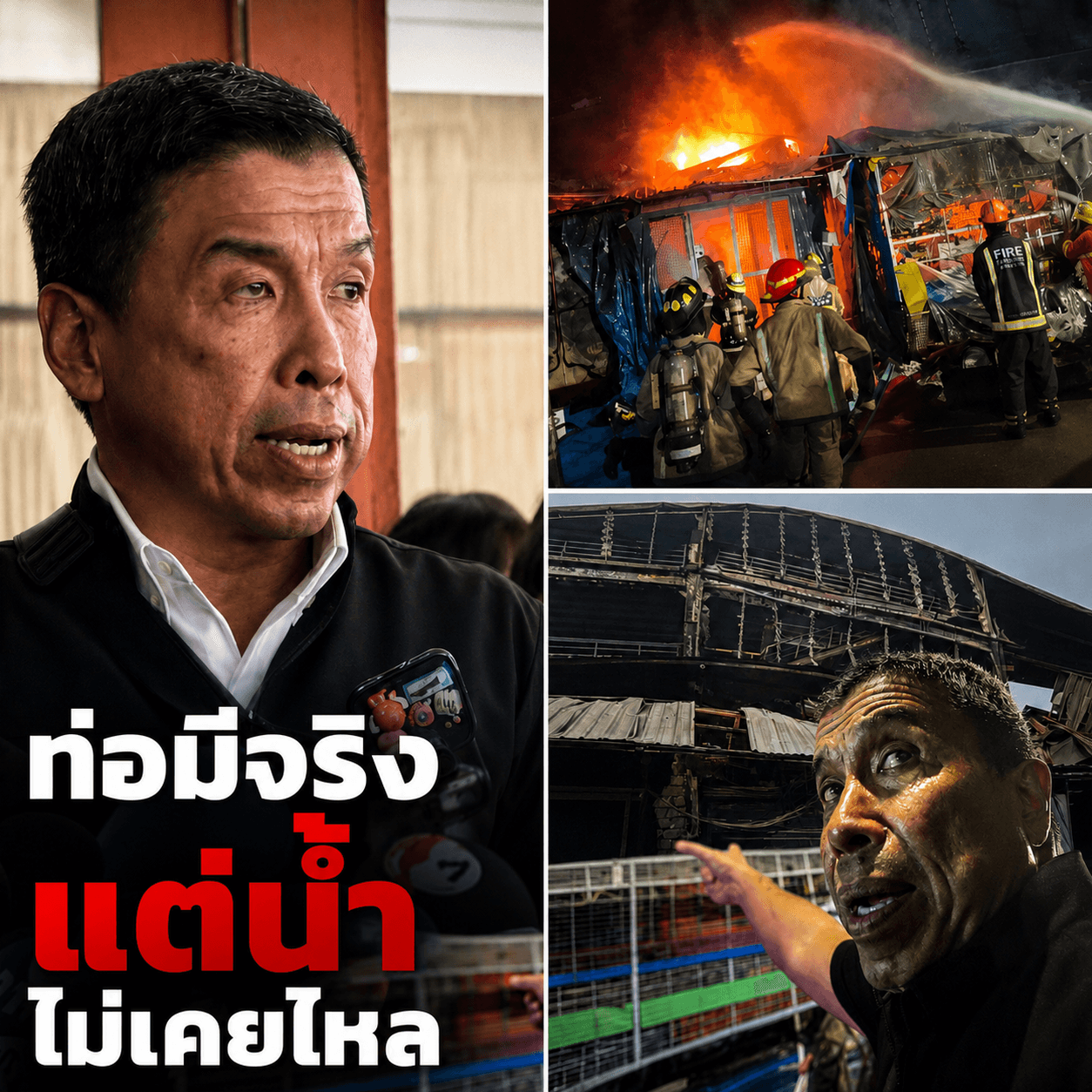 จับโป๊ะไฟไหม้คลองถม! แฉท่อดับเพลิงทิพย์ เกือบตายหมู่