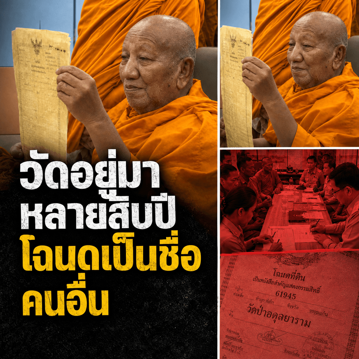 น้ำตาซึม! โอนที่ดินวัดป่าอดุลยาราม 21 ไร่ รอดได้เพราะทนาย
