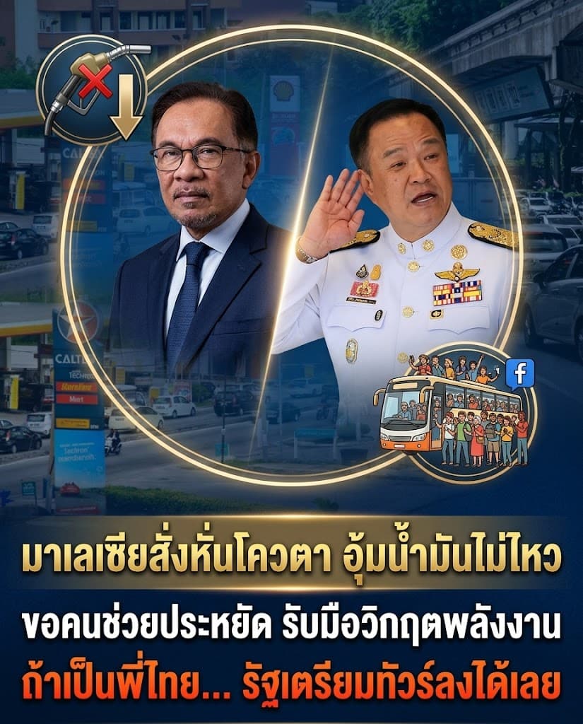 อึ้ง! มาเลเซียหั่นอุดหนุนน้ำมัน สะเทือนไทยรอวันเจ๊ง?