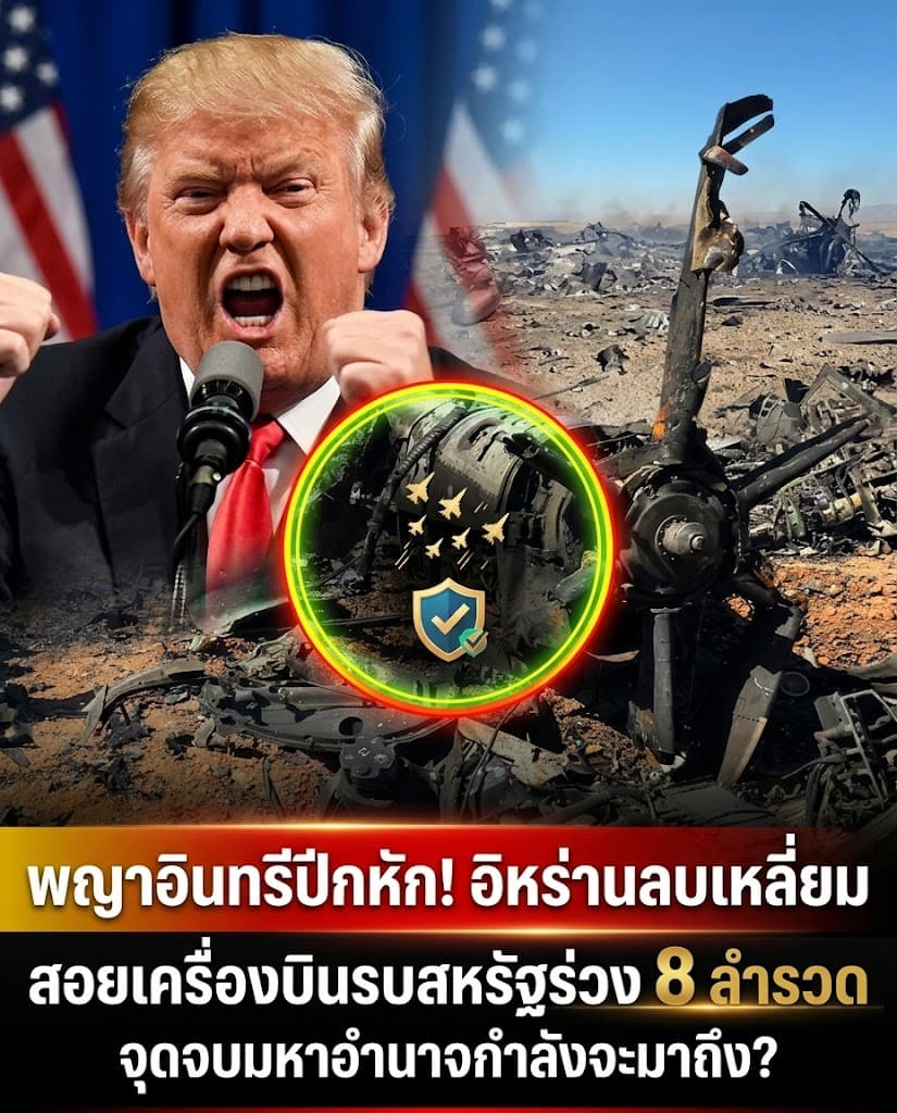 ช็อก! อิหร่านสอยบินรบสหรัฐ 8 ลำ สงครามลามไทยอ่วมปุ๋ยแพง