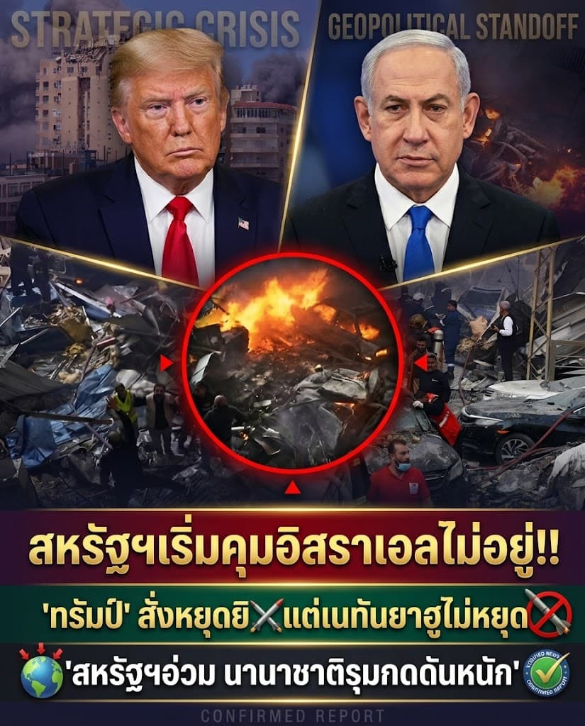 เดือดจัด! อิสราเอลหักหน้าทรัมป์ ถล่มเลบานอน 100 จุด