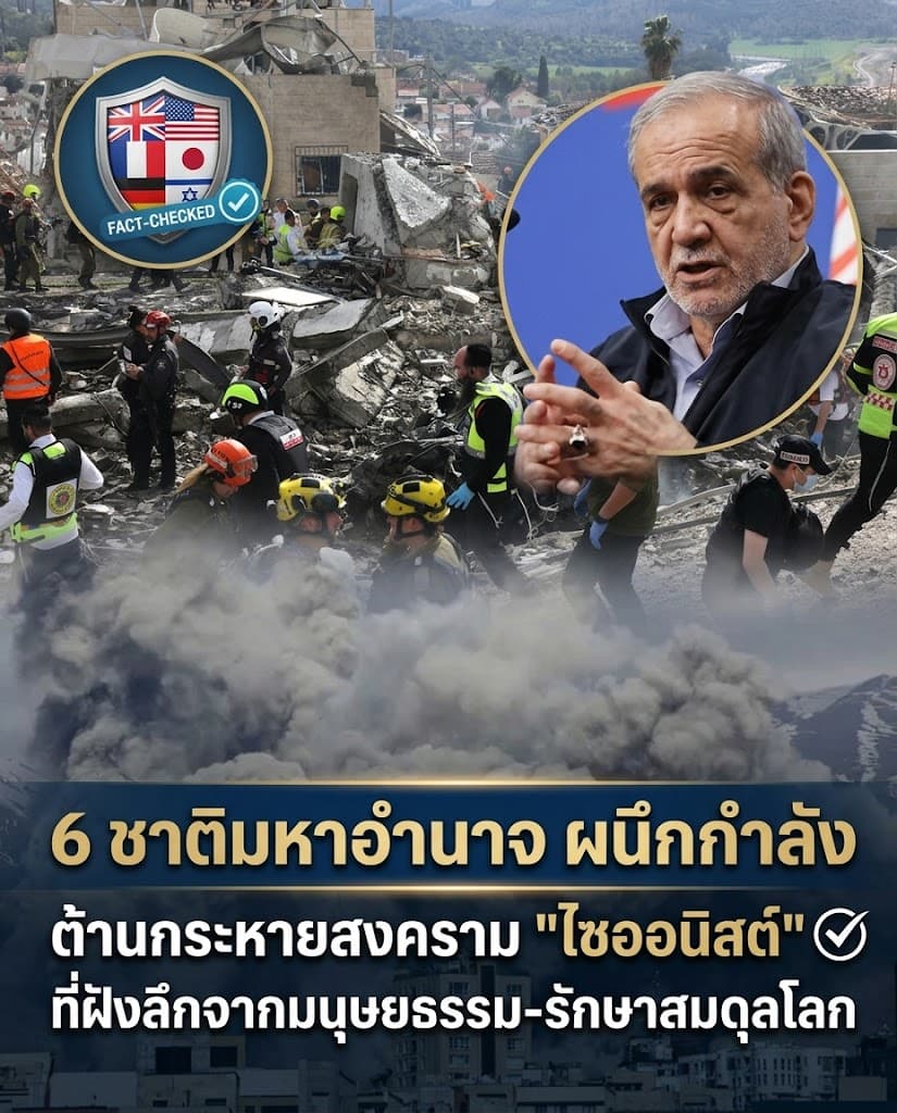 ฟาดแรง! อิหร่านชู 6 ชาติต้านอิสราเอล อิตาลีฉีกสัญญา