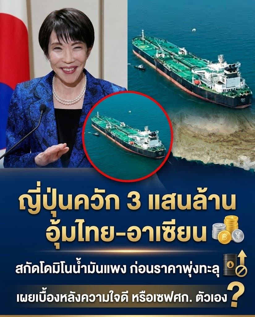 รอดตาย! ญี่ปุ่นทุ่ม 3แสนล้านอุ้มไทยพ้นวิกฤตน้ำมัน
