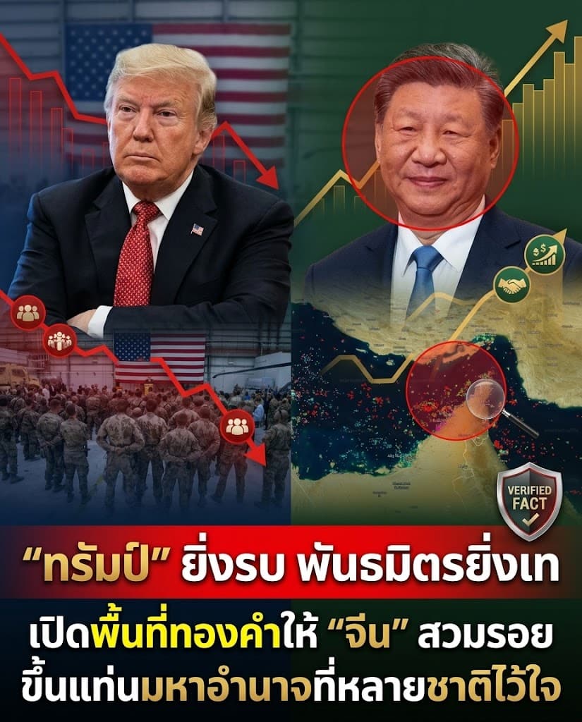 พังแน่! สหรัฐยึดเรืออิหร่าน พันธมิตรทิ้ง จีนผงาด