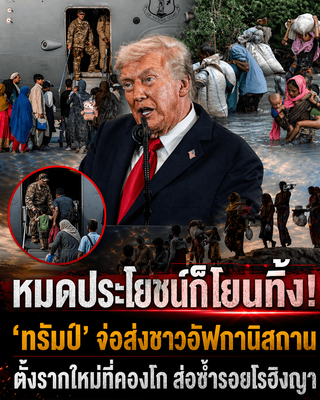 ช็อก! ทรัมป์ตัดหางผู้อพยพอัฟกัน ส่งลี้ภัยคองโก