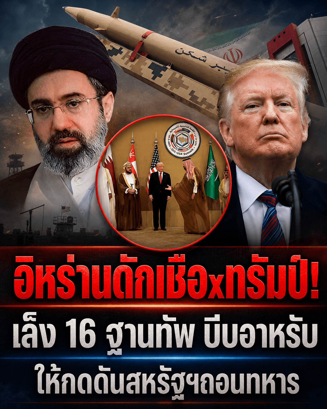 ด่วน! อิหร่านล็อกเป้า 16 ฐานทัพสหรัฐฯ ล้างแค้นทรัมป์