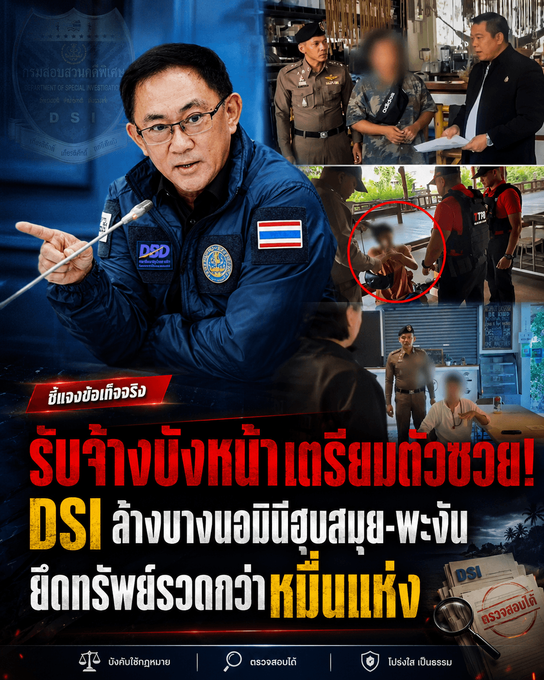 DSI ลุยยึดทรัพย์! ต่างชาติฮุบสมุย-พะงัน นอมินีหมื่นแห่ง