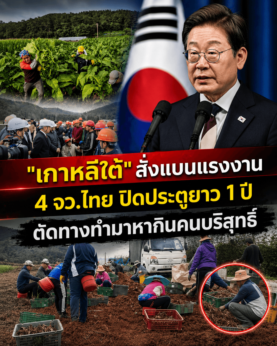 ผีน้อยทำพิษ! เกาหลีแบน 4 จังหวัดไทย ห้ามบินทั้งปี