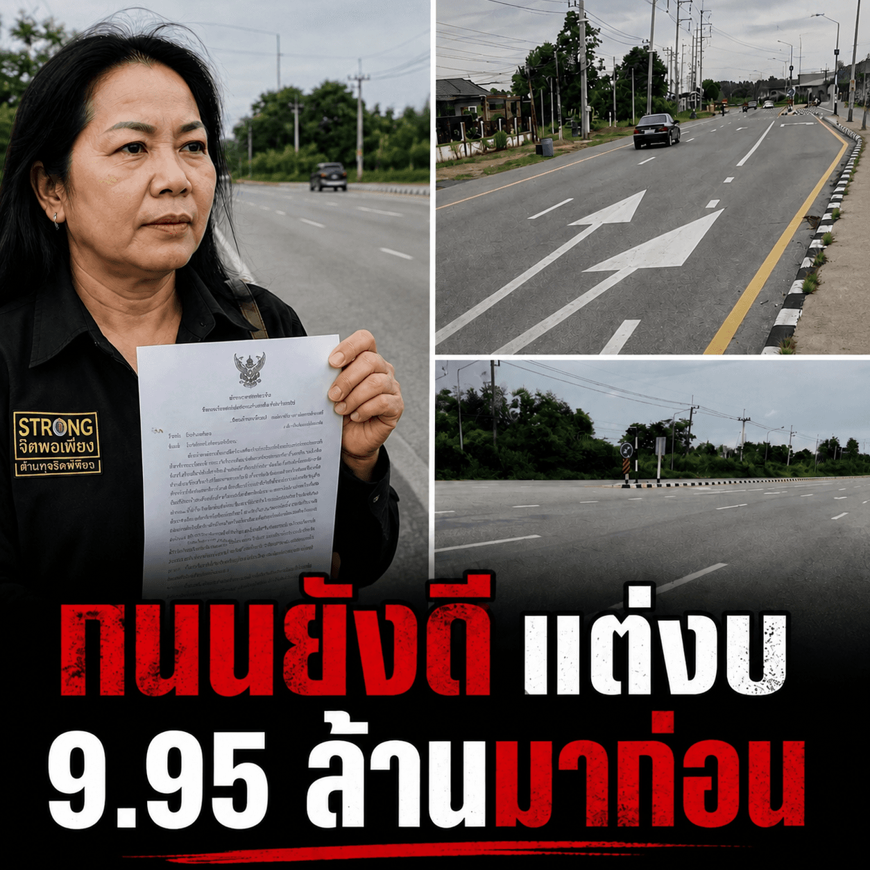 พิรุธหนัก! ถนนพิจิตรไม่พัง ซ่อมทำไม 9.95 ล้าน