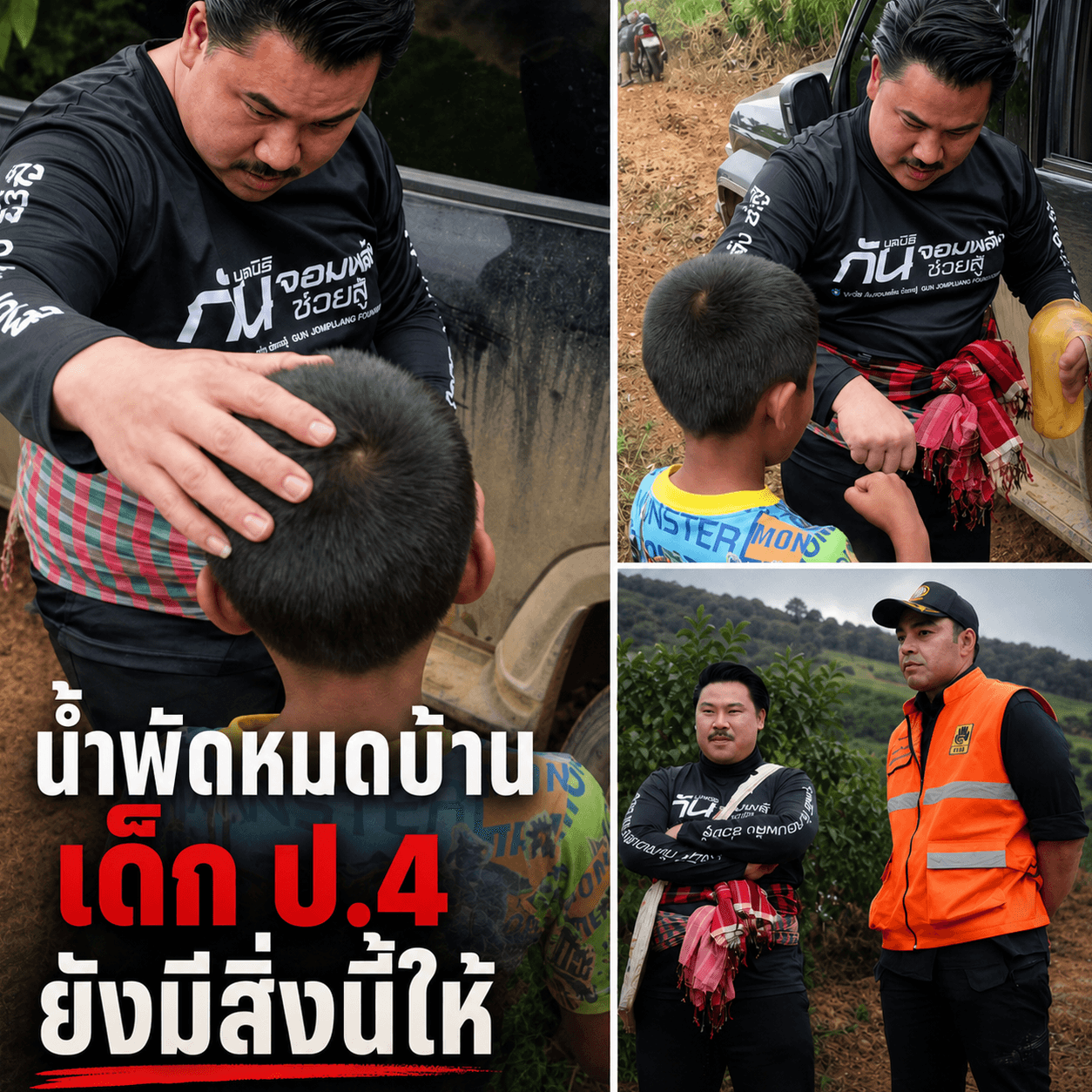 น้ำตาไหล! เด็กป.4 บ้านพัง ให้ของล้ำค่าสุดกับ กัน จอมพลัง