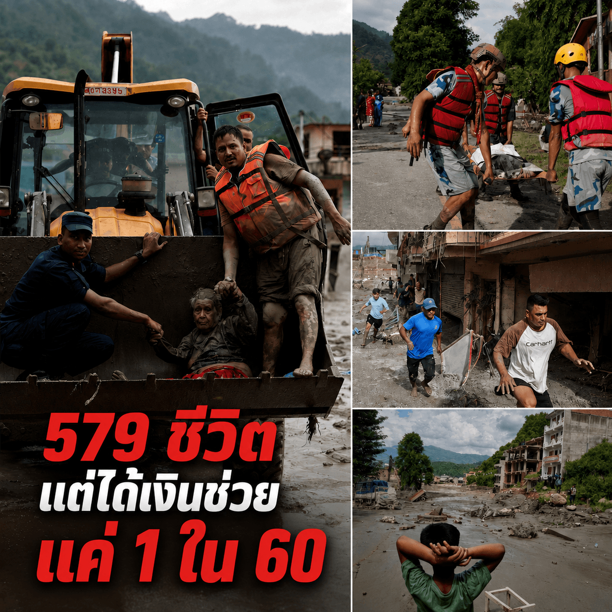 ช็อกโลก! ธารน้ำแข็งถล่มเนปาลดับ 579 สหรัฐฯช่วยแค่เศษเงิน