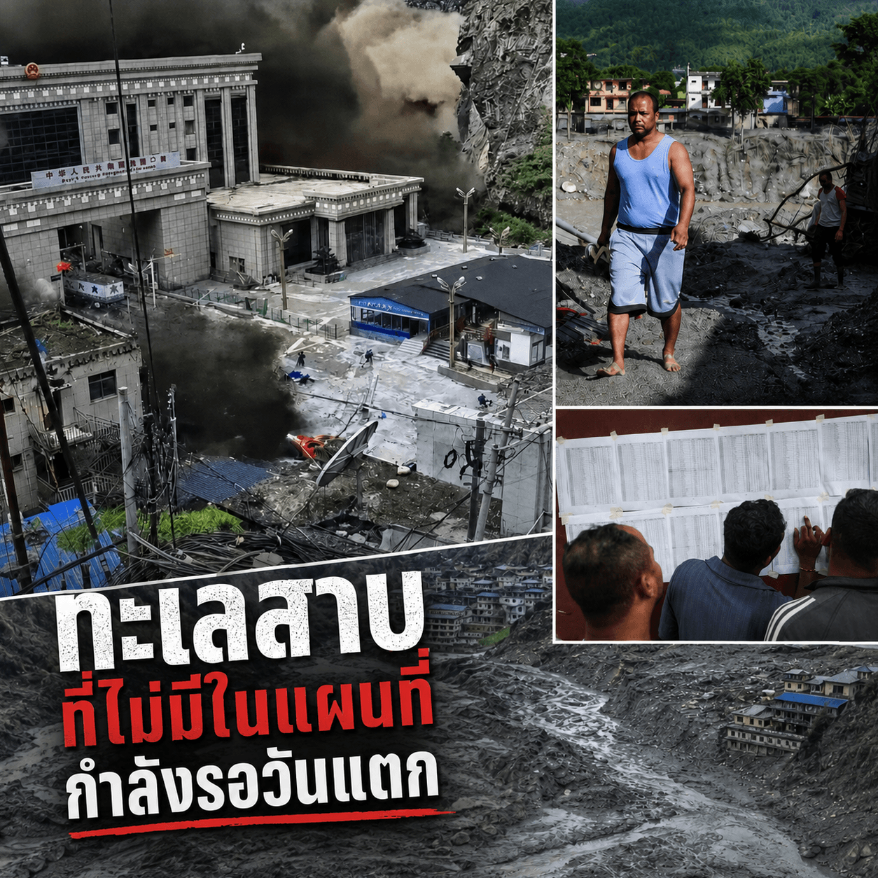 ช็อก! ธารน้ำแข็งถล่มเนปาลฝัง2พันชีวิต ทะเลสาบมรณะจ่อซ้ำ