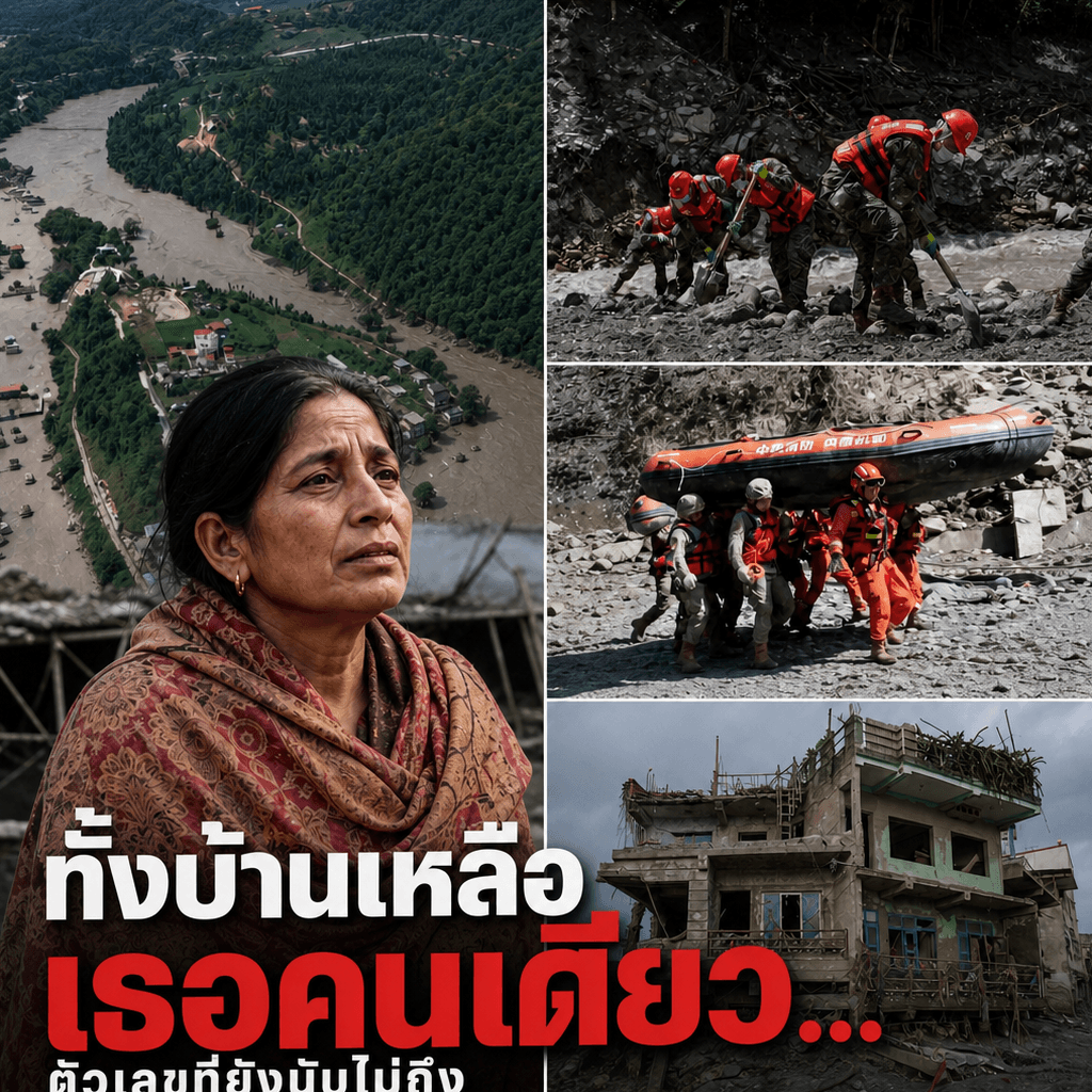 ช็อก! ธารน้ำแข็งถล่มกลืนเนปาล-ทิเบต ยอดตายสูญหายพุ่ง