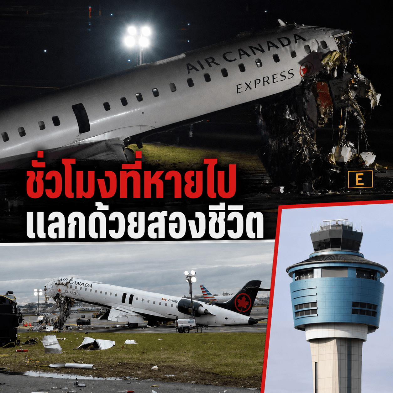 ช็อกนิวยอร์ก! หอบินทิ้งกะ รถดับเพลิงขยี้เครื่องบินดับ 2
