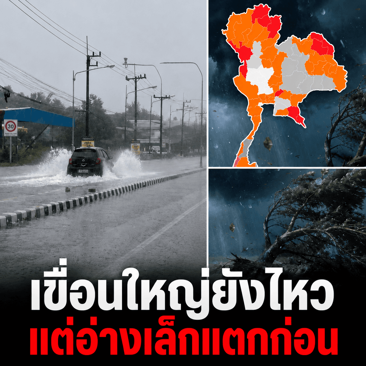ด่วน! บึงกาฬอ่วมหนัก อยุธยาผวาน้ำเหนือถึง 2 ก.ย.นี้