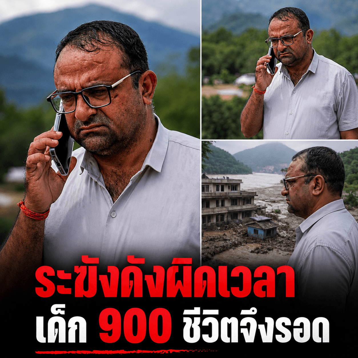 นาทีชีวิต! ระฆังใบเดียวช่วย 900 ชีวิต รอดน้ำท่วมเนปาล