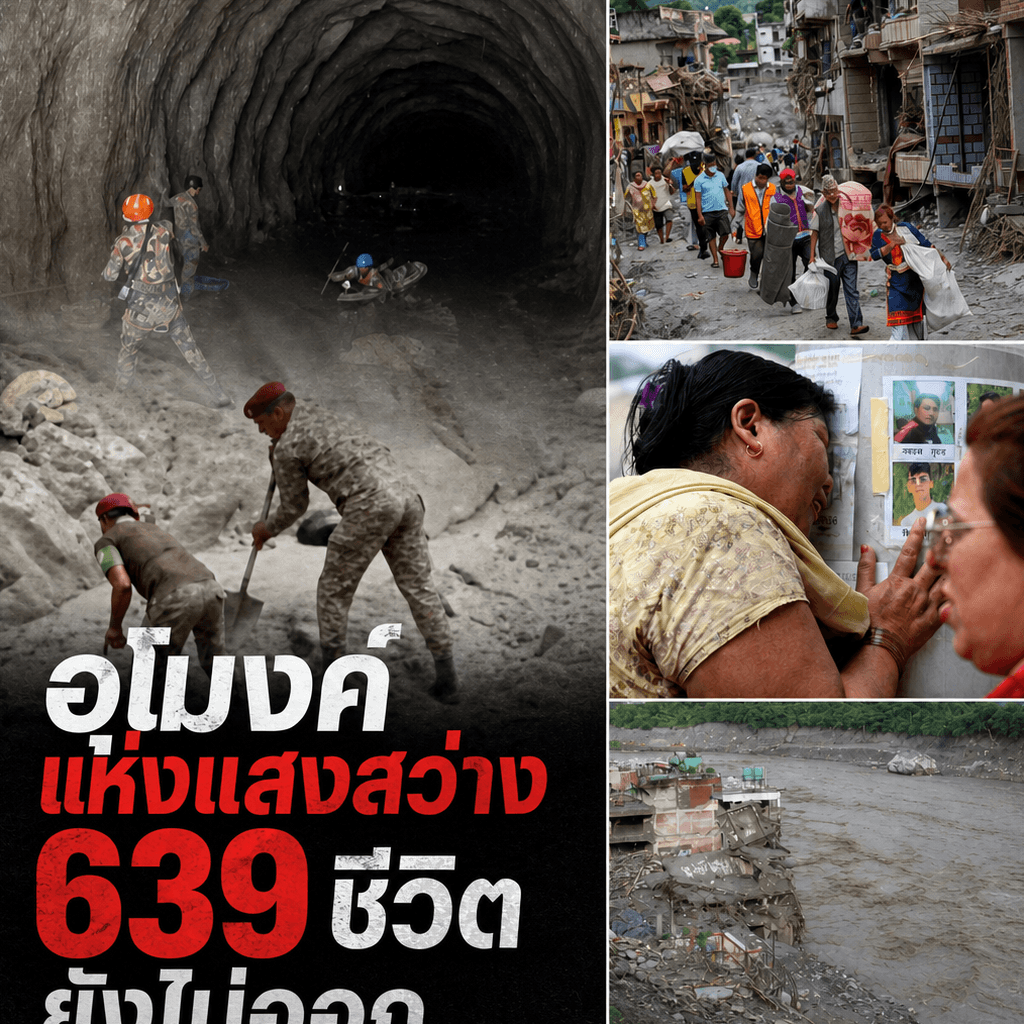 น้ำกลืน 639 ชีวิตในอุโมงค์เนปาล สังเวยธารน้ำแข็งละลาย