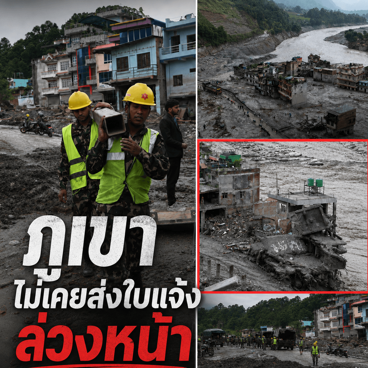 สลด! ธารน้ำแข็งเนปาลถล่มกลืน 1,221 ชีวิต เพิ่งคิดติดเตือนภัย